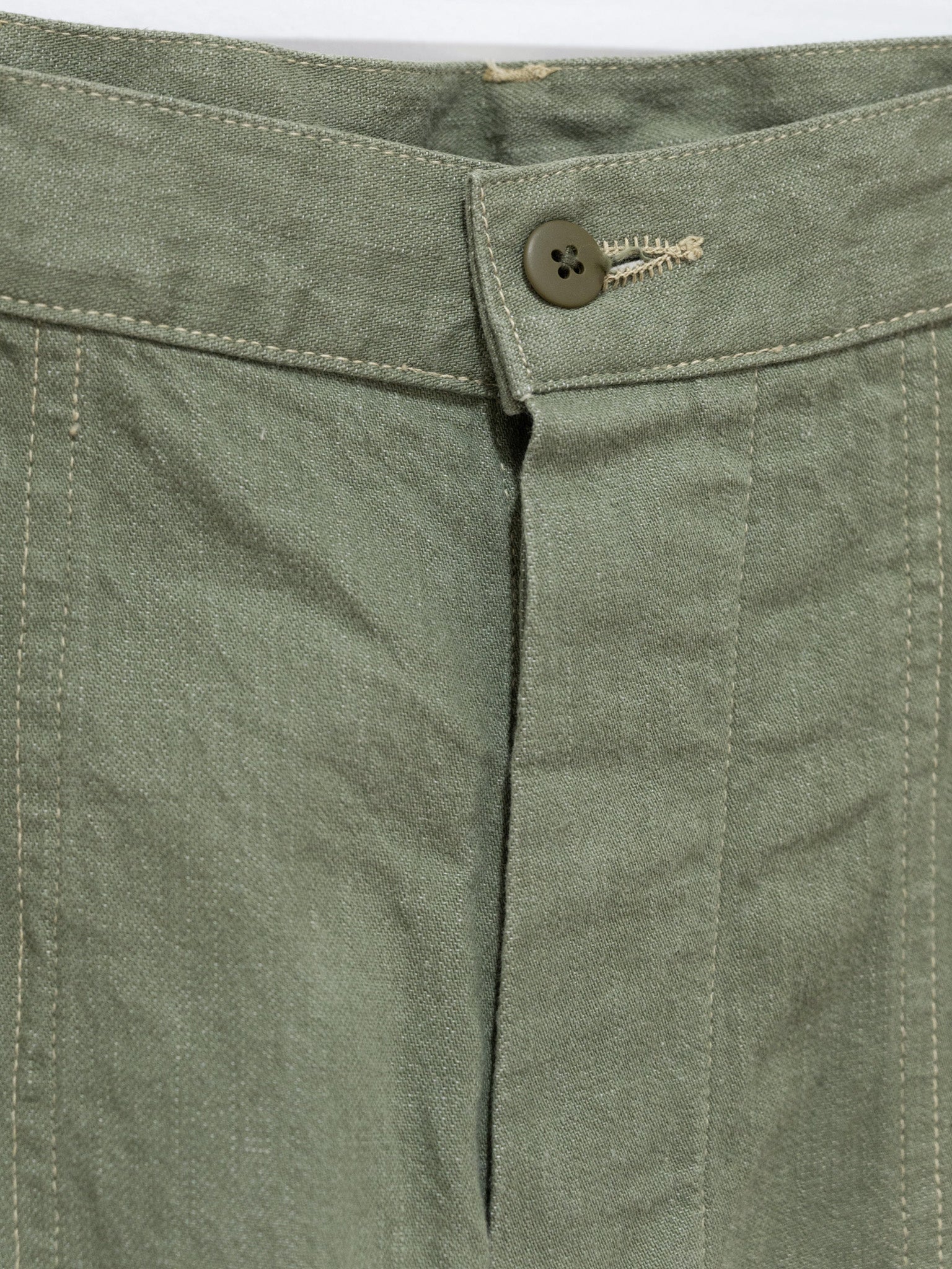 Namu Shop - Kaptain Sunshine Baker Denim Pants - Green
