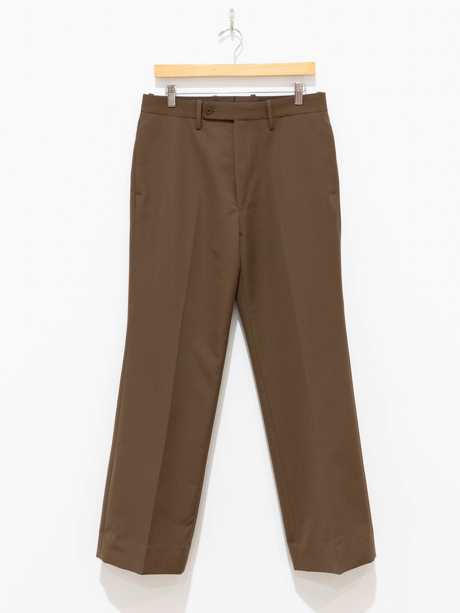 Namu Shop - Kaptain Sunshine Semi Bootcut Slacks - Cocoa
