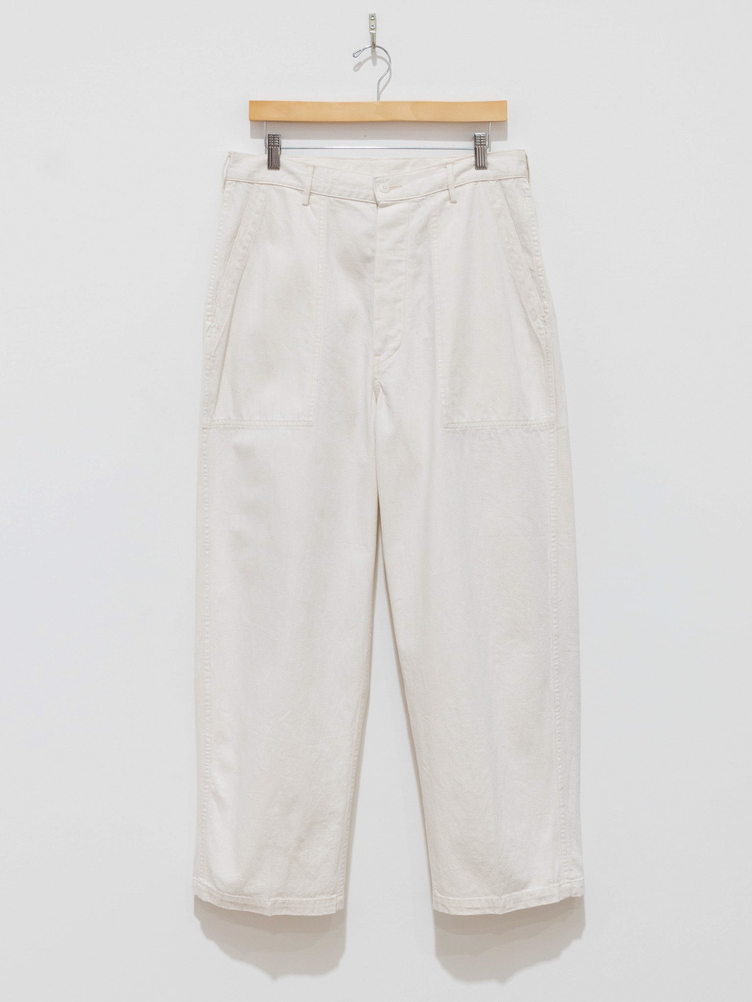 Namu Shop Kaptain Sunshine Baker Denim Pants White