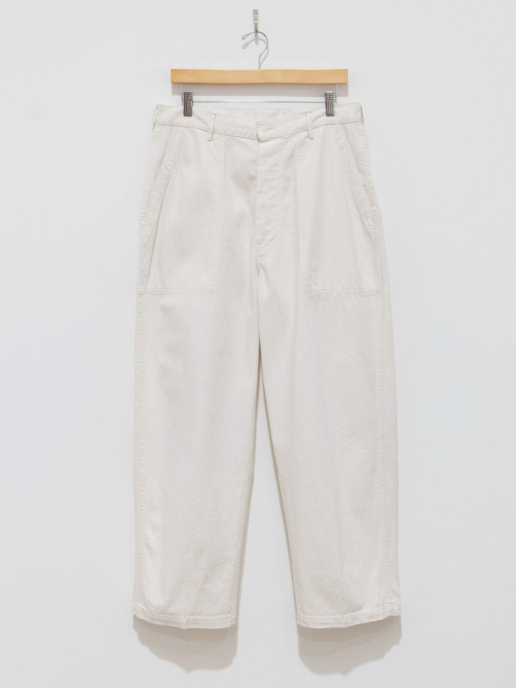 Namu Shop - Kaptain Sunshine Baker Denim Pants - White