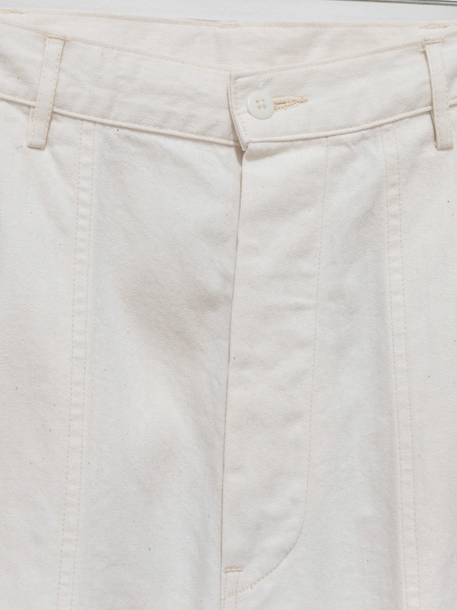 Namu Shop - Kaptain Sunshine Baker Denim Pants - White