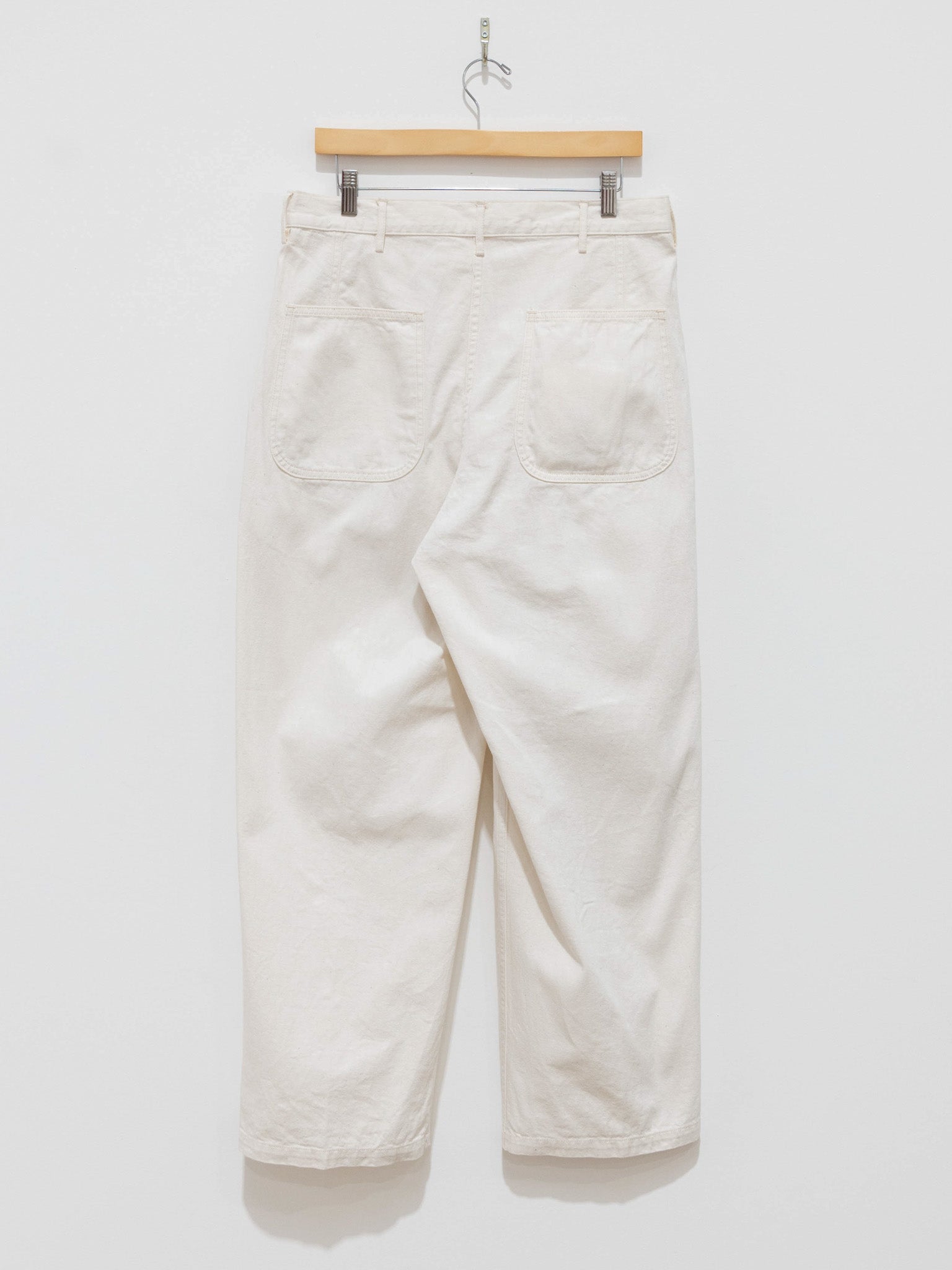 Namu Shop - Kaptain Sunshine Baker Denim Pants - White
