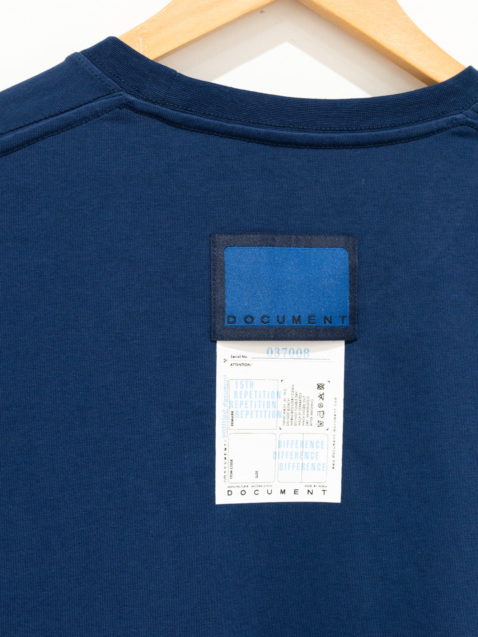 Namu Shop - Document The Documentee - Mars Blue