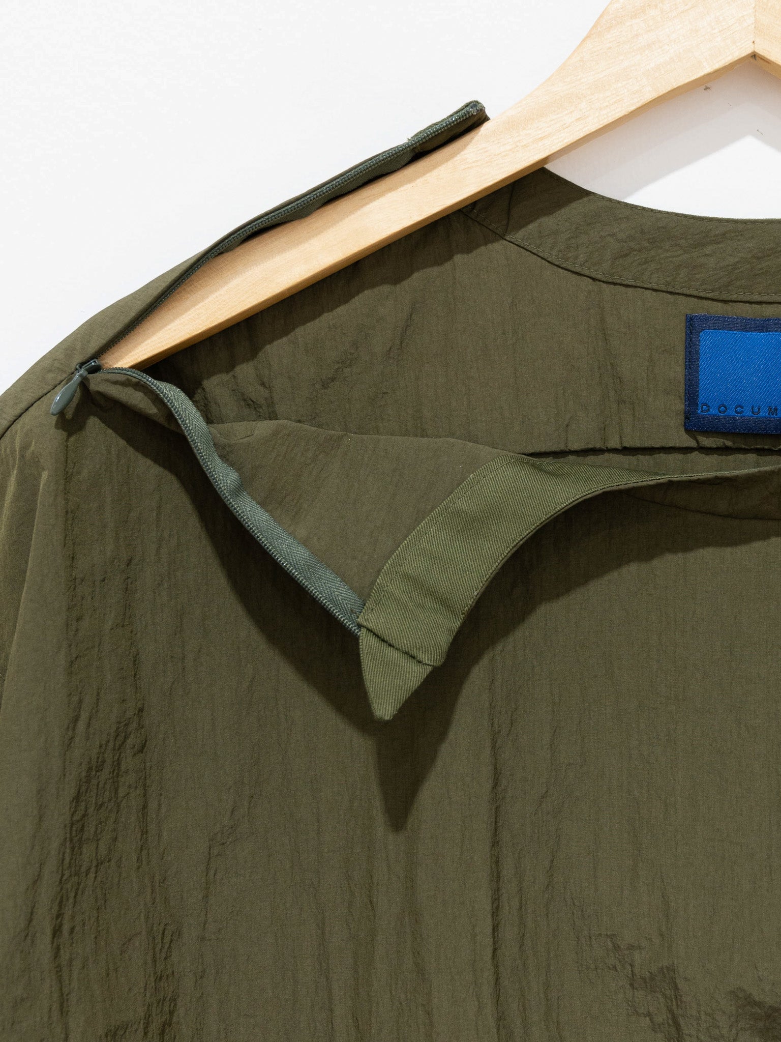 Namu Shop - Document Nylon Over Shirt - Khaki