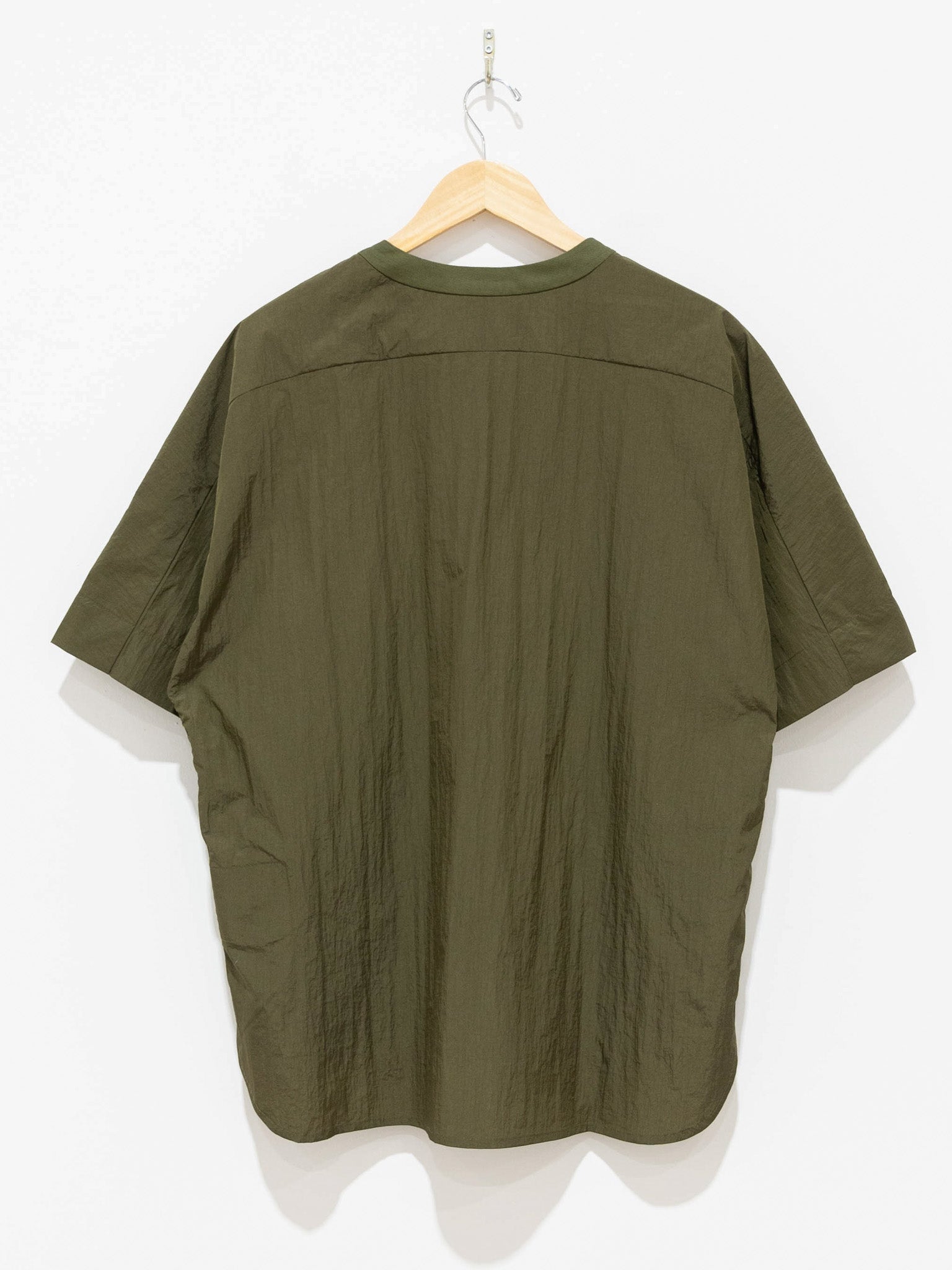 Namu Shop - Document Nylon Over Shirt - Khaki