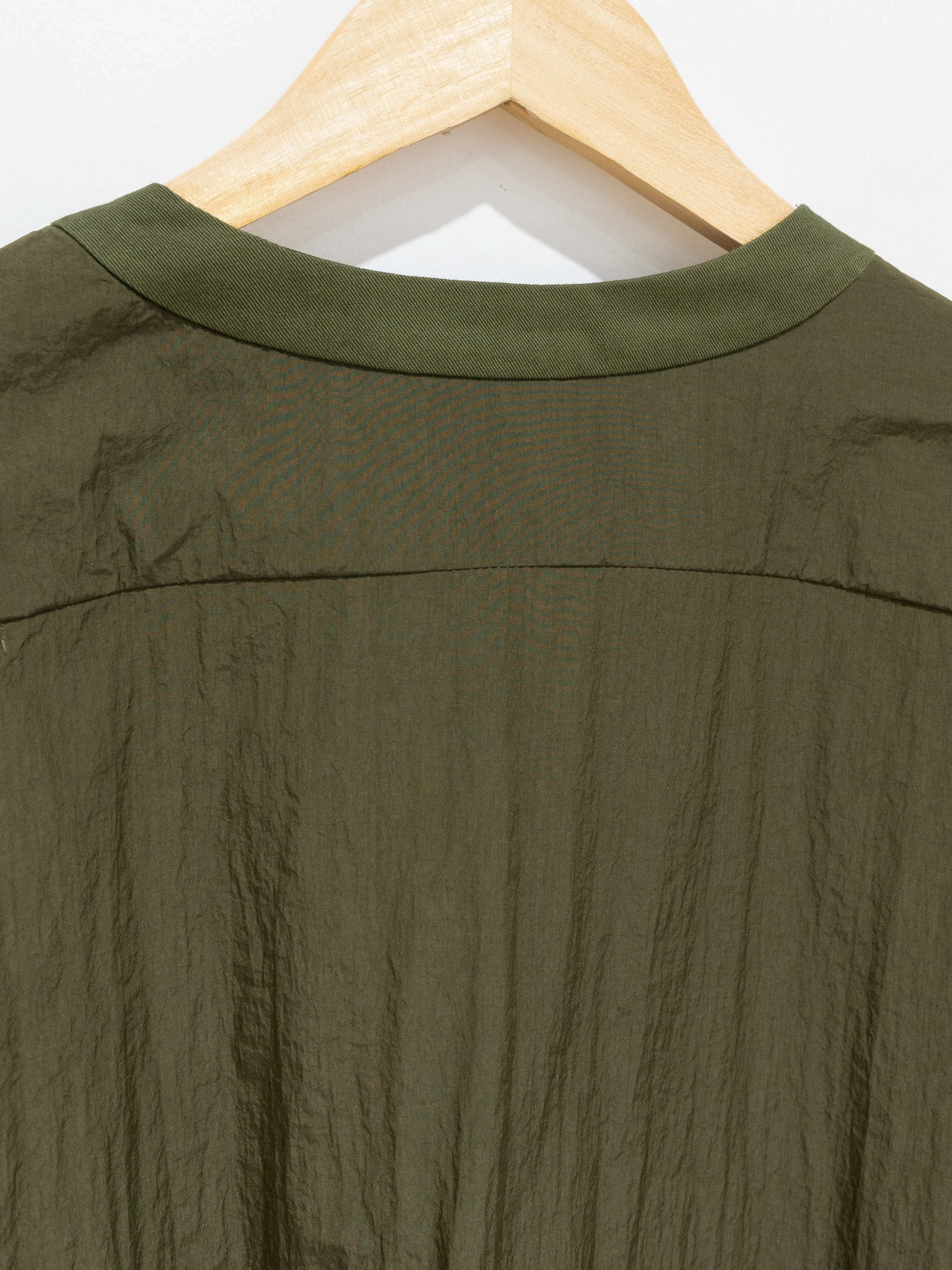 Namu Shop - Document Nylon Over Shirt - Khaki