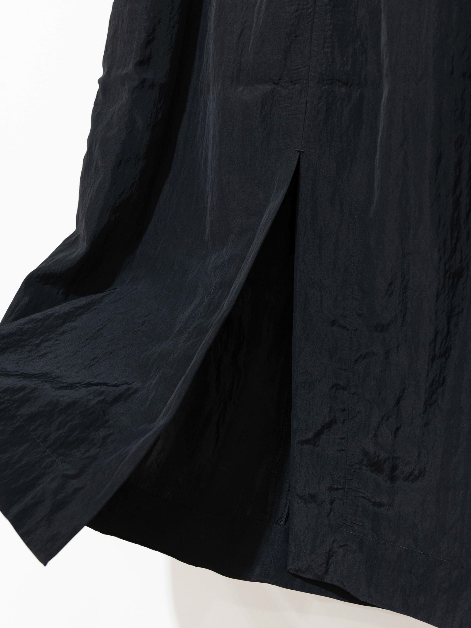 Namu Shop - Studio Nicholson Soledad Textured Viscose Drawstring Skirt - Black