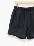 Namu Shop - Auralee Washed Cotton Nylon Weather Easy Shorts - Black