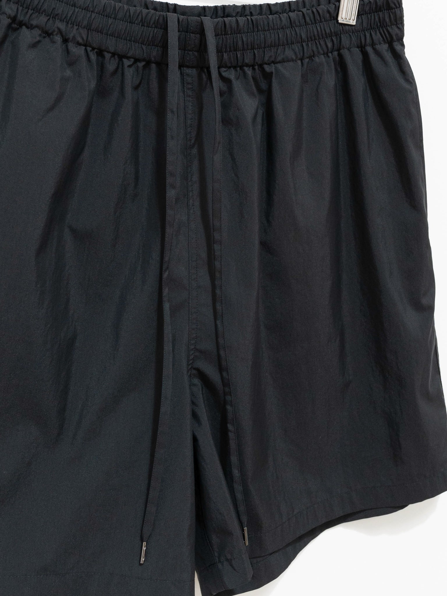 Namu Shop - Auralee Washed Cotton Nylon Weather Easy Shorts - Black