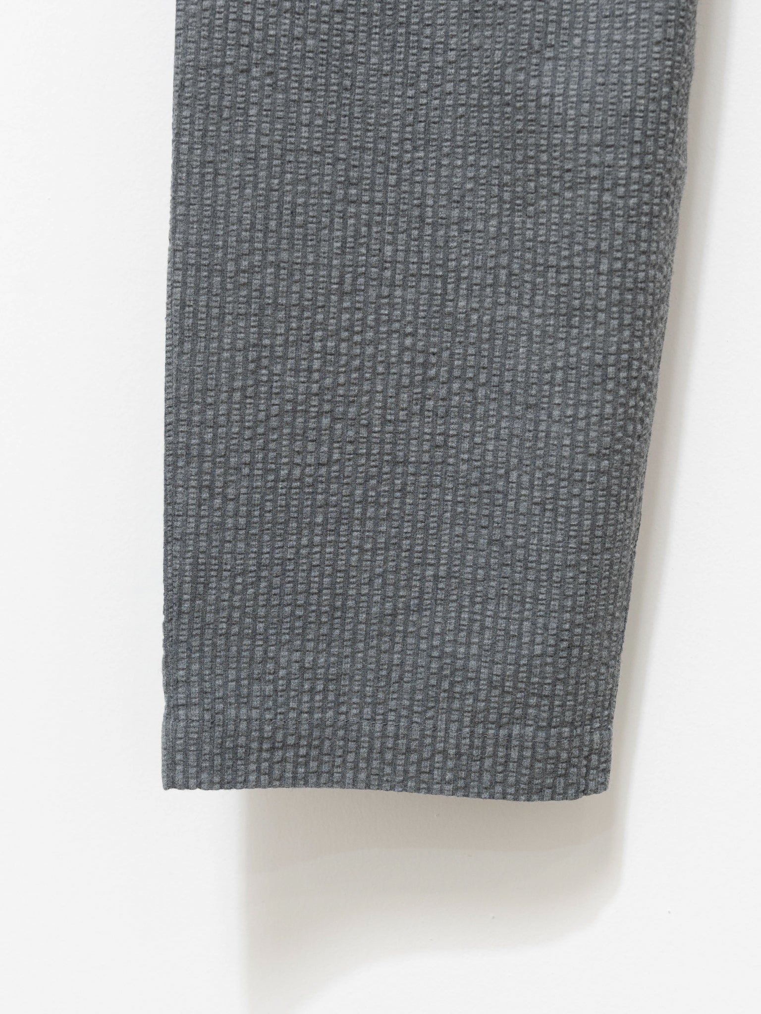 Namu Shop - Fujito Seersucker Easy Pants - Gray Stripe