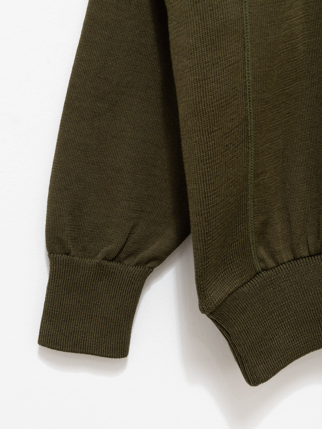 Namu Shop - Fujito Side Rib Sweater - Khaki