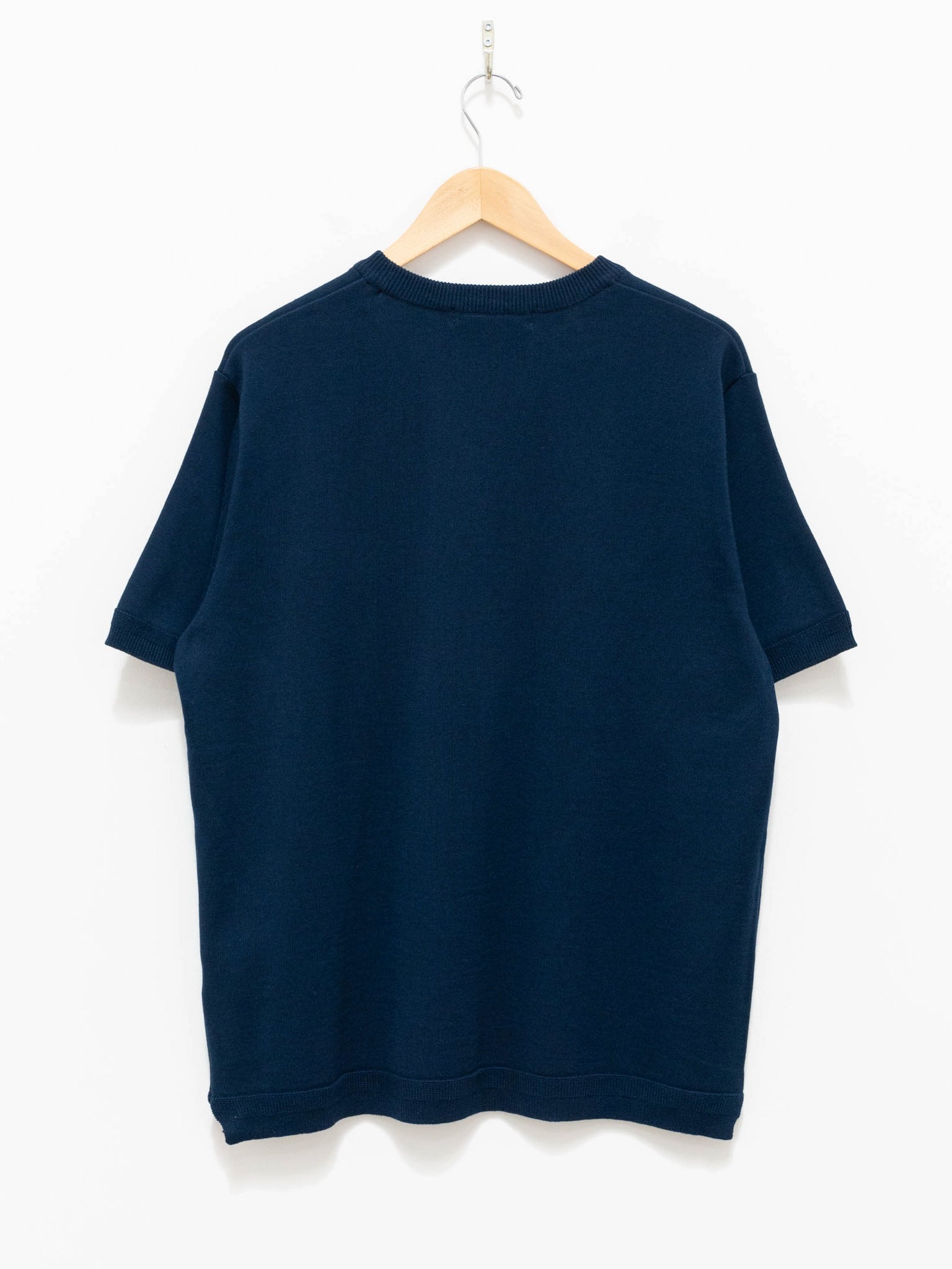 Namu Shop - Fujito Knit T-Shirt - Navy
