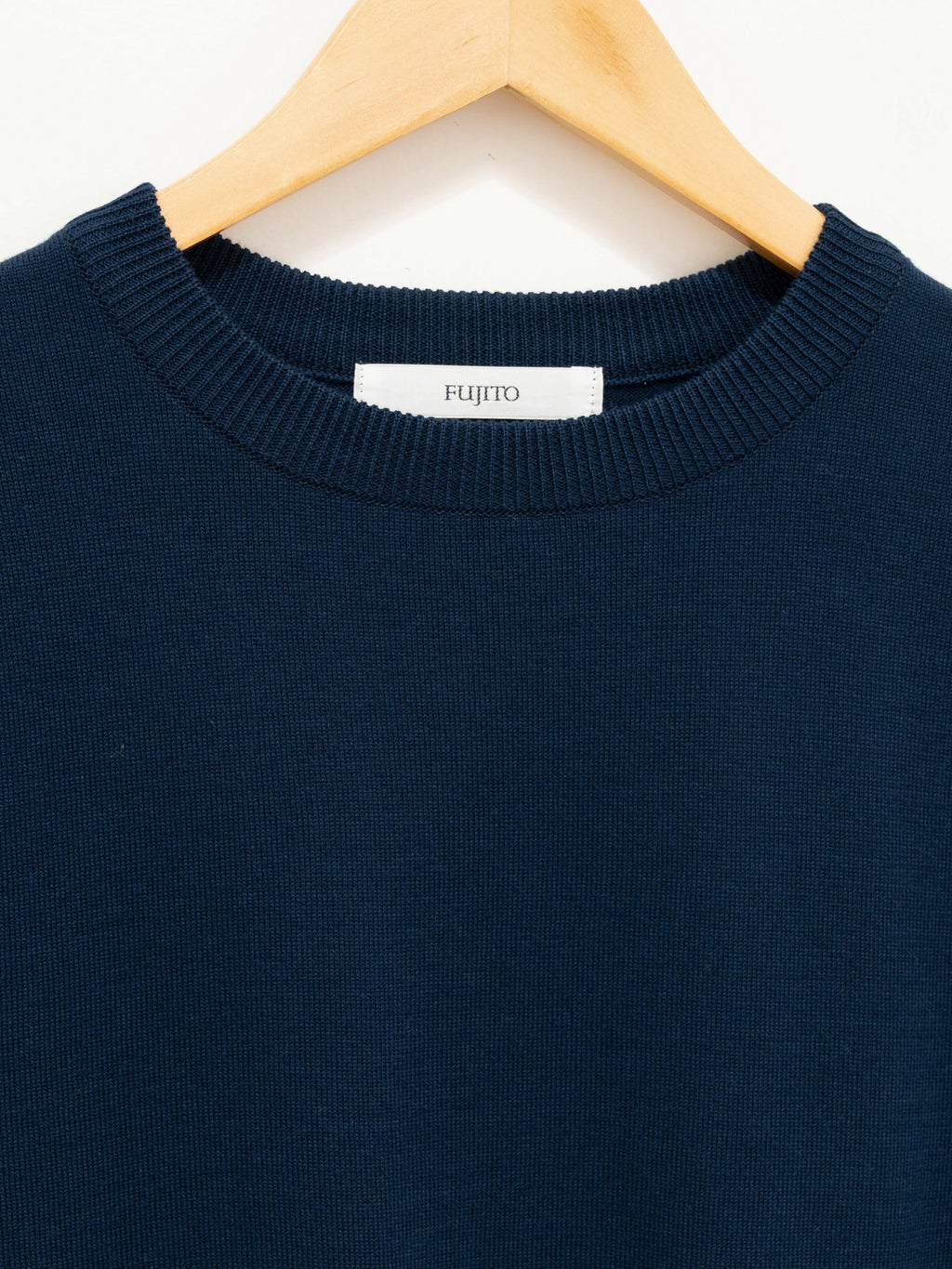 Namu Shop - Fujito Knit T-Shirt - Navy