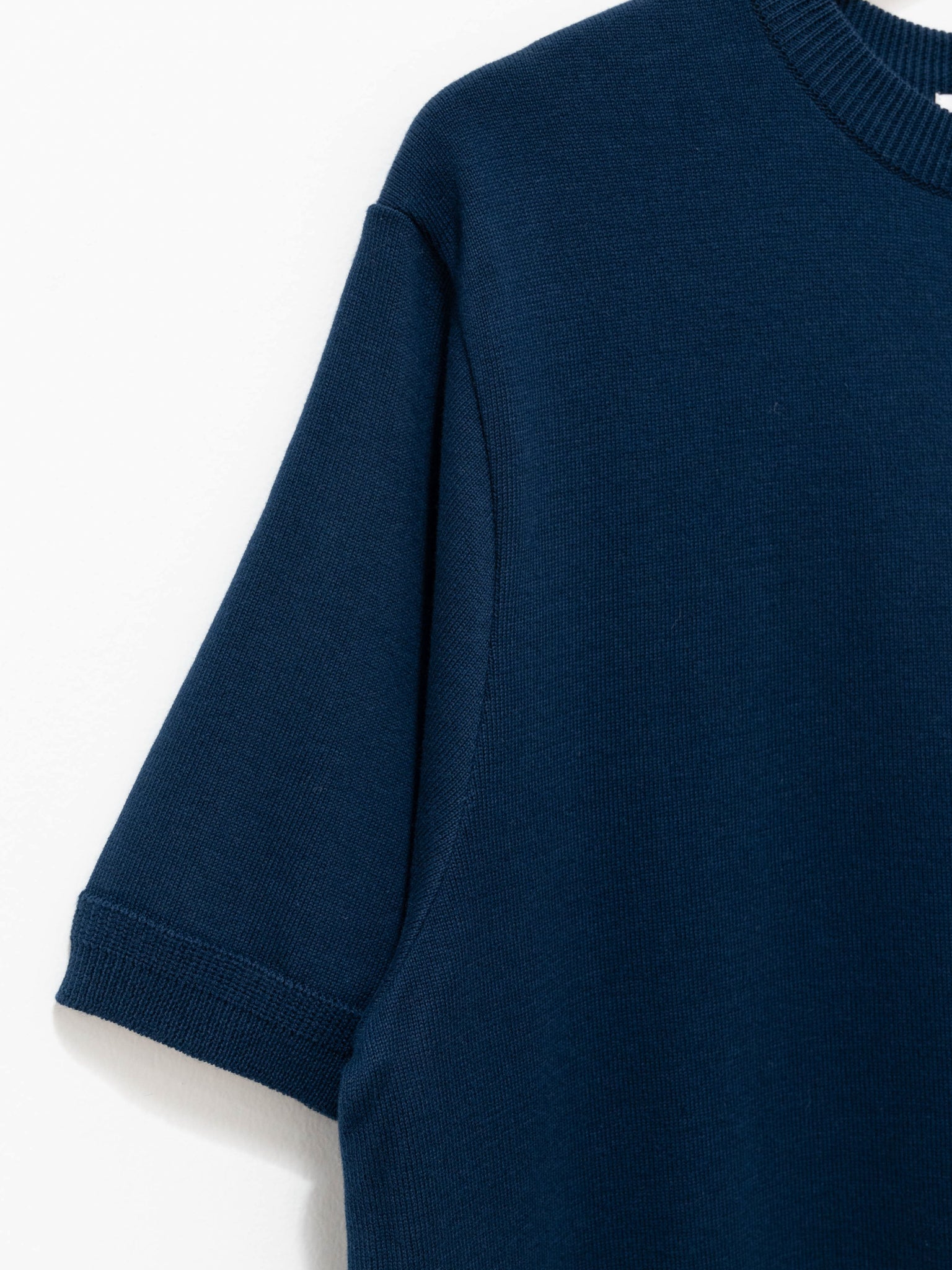 Namu Shop - Fujito Knit T-Shirt - Navy
