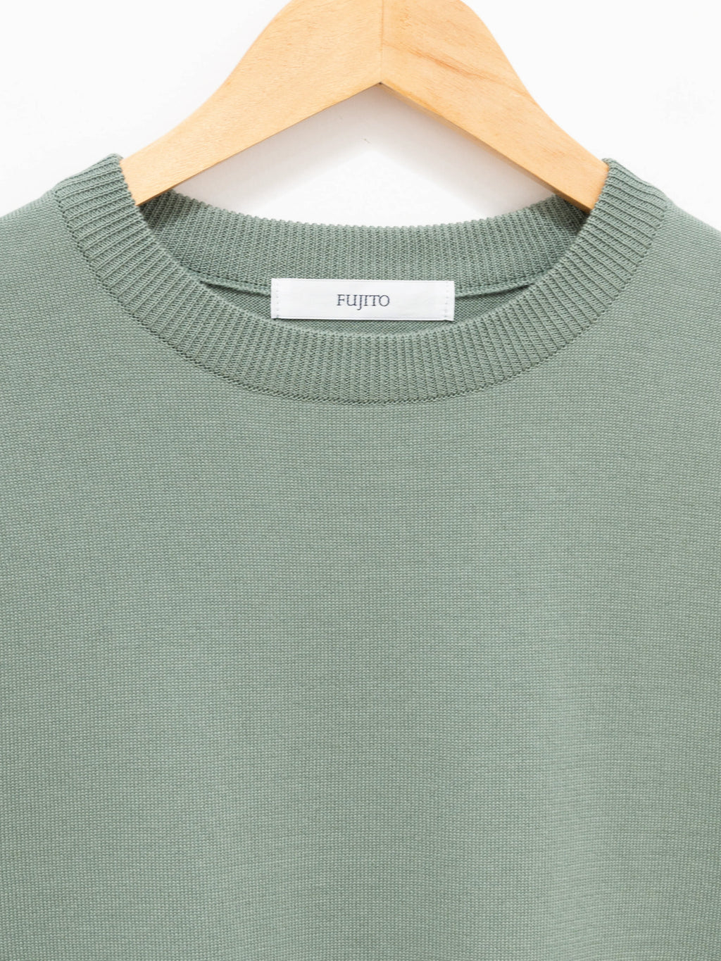 Namu Shop - Fujito Knit T-Shirt - Matcha Green