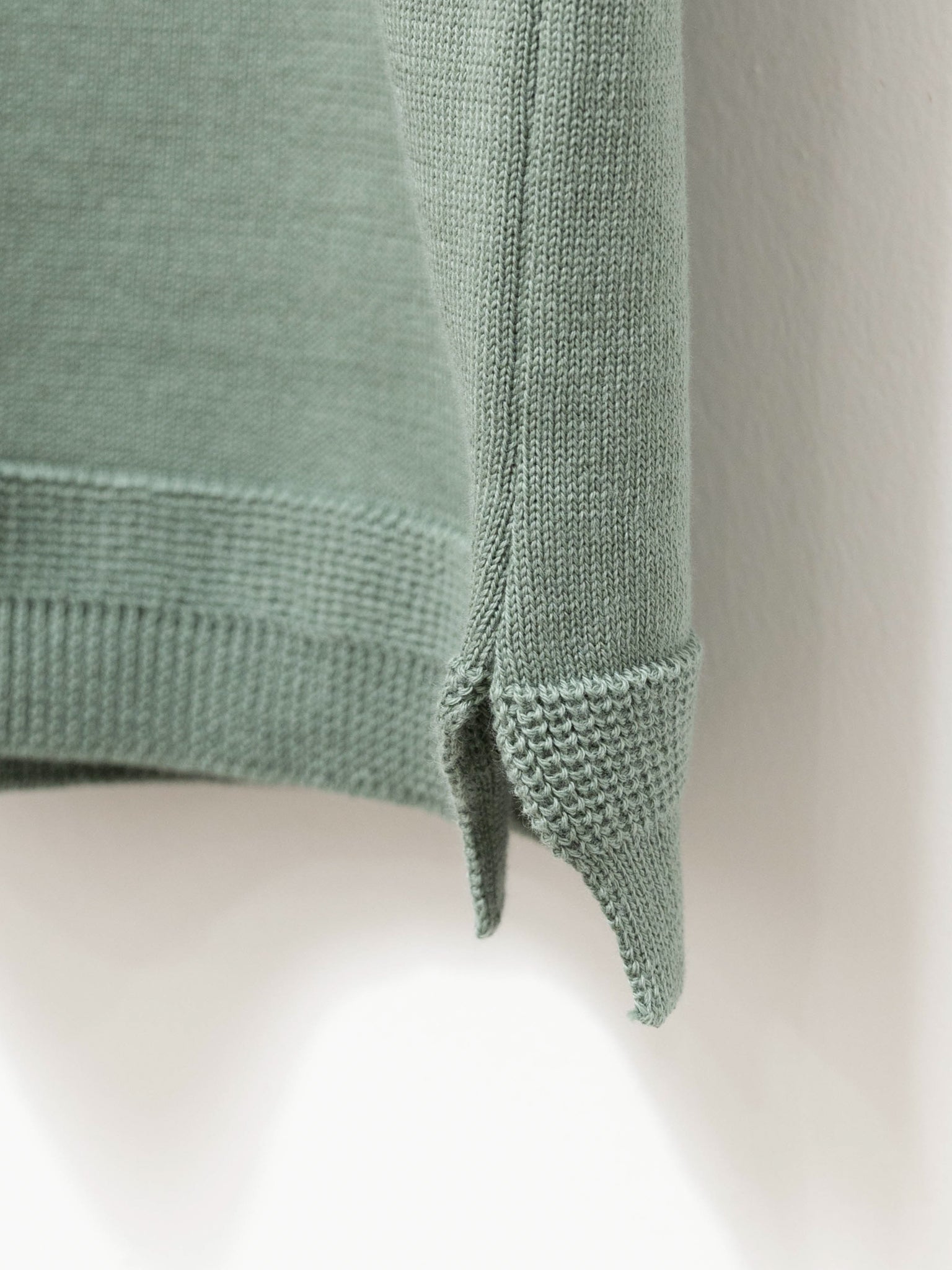 Namu Shop - Fujito Knit T-Shirt - Matcha Green