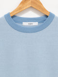 Namu Shop - Fujito Border Knit T-Shirt - Blue Border