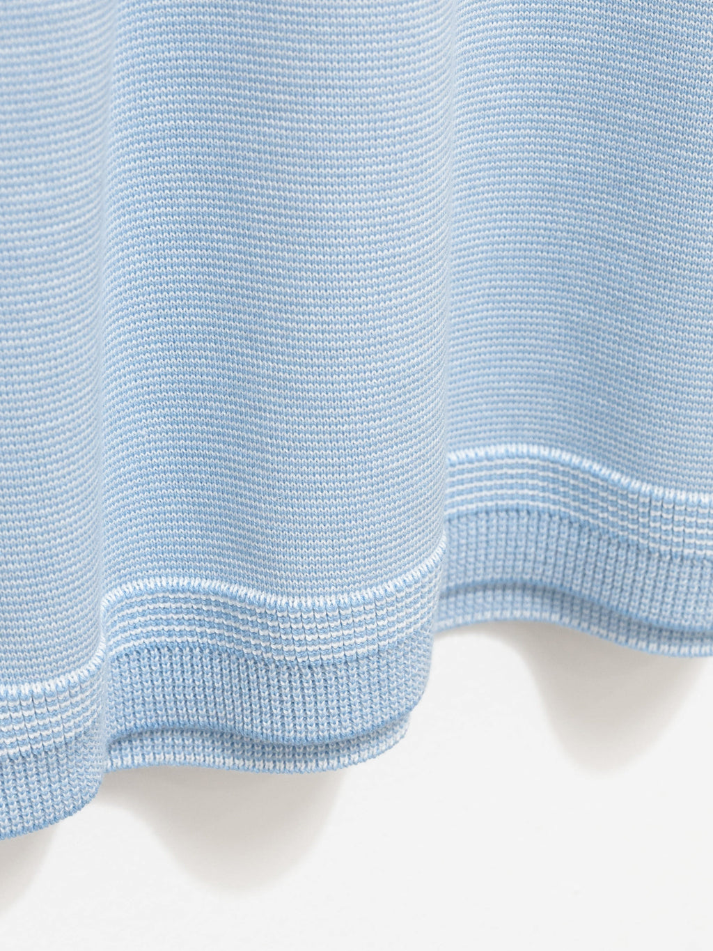 Namu Shop - Fujito Border Knit T-Shirt - Blue Border