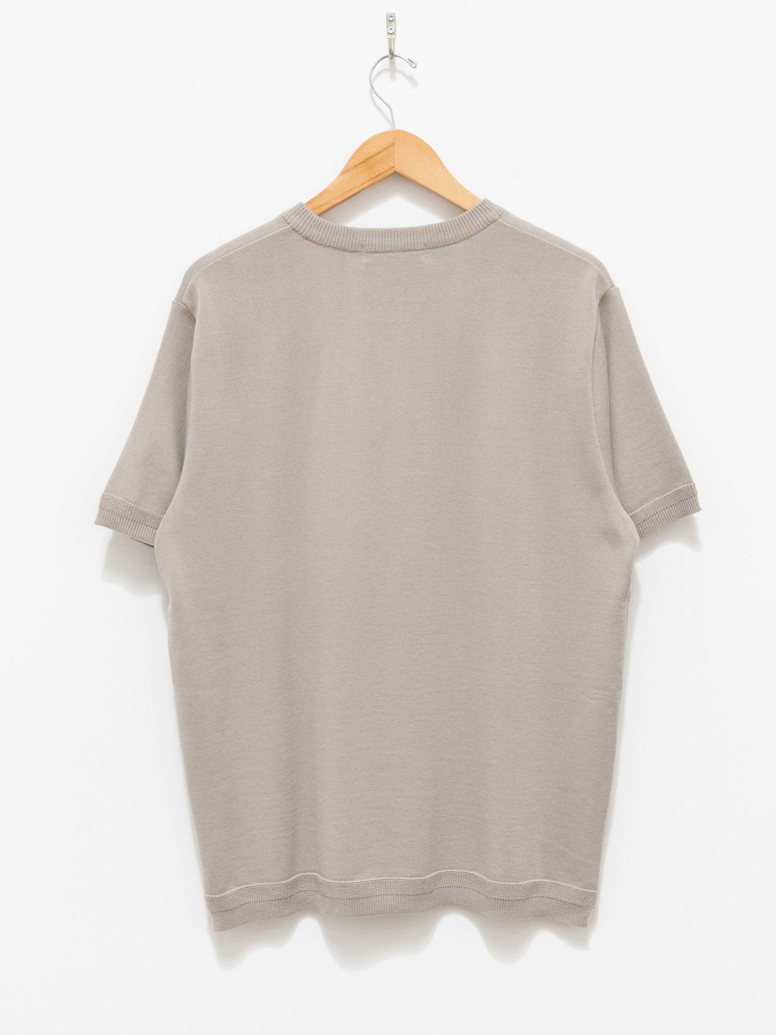 Namu Shop - Fujito Knit T-Shirt - Greige