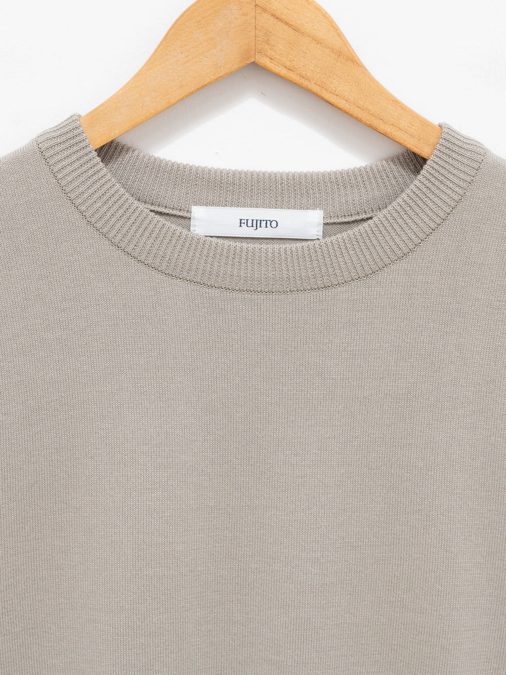 Namu Shop - Fujito Knit T-Shirt - Greige