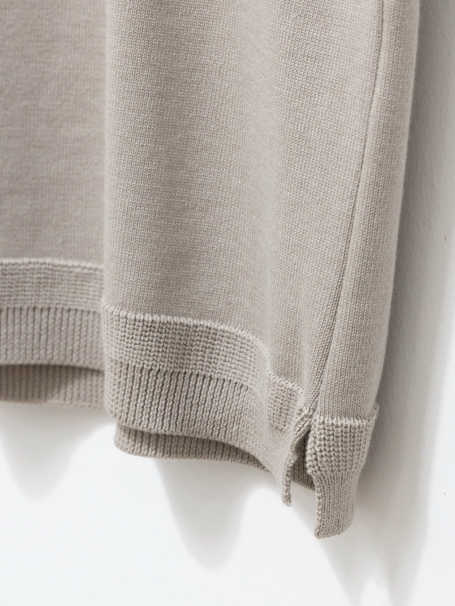 Namu Shop - Fujito Knit T-Shirt - Greige