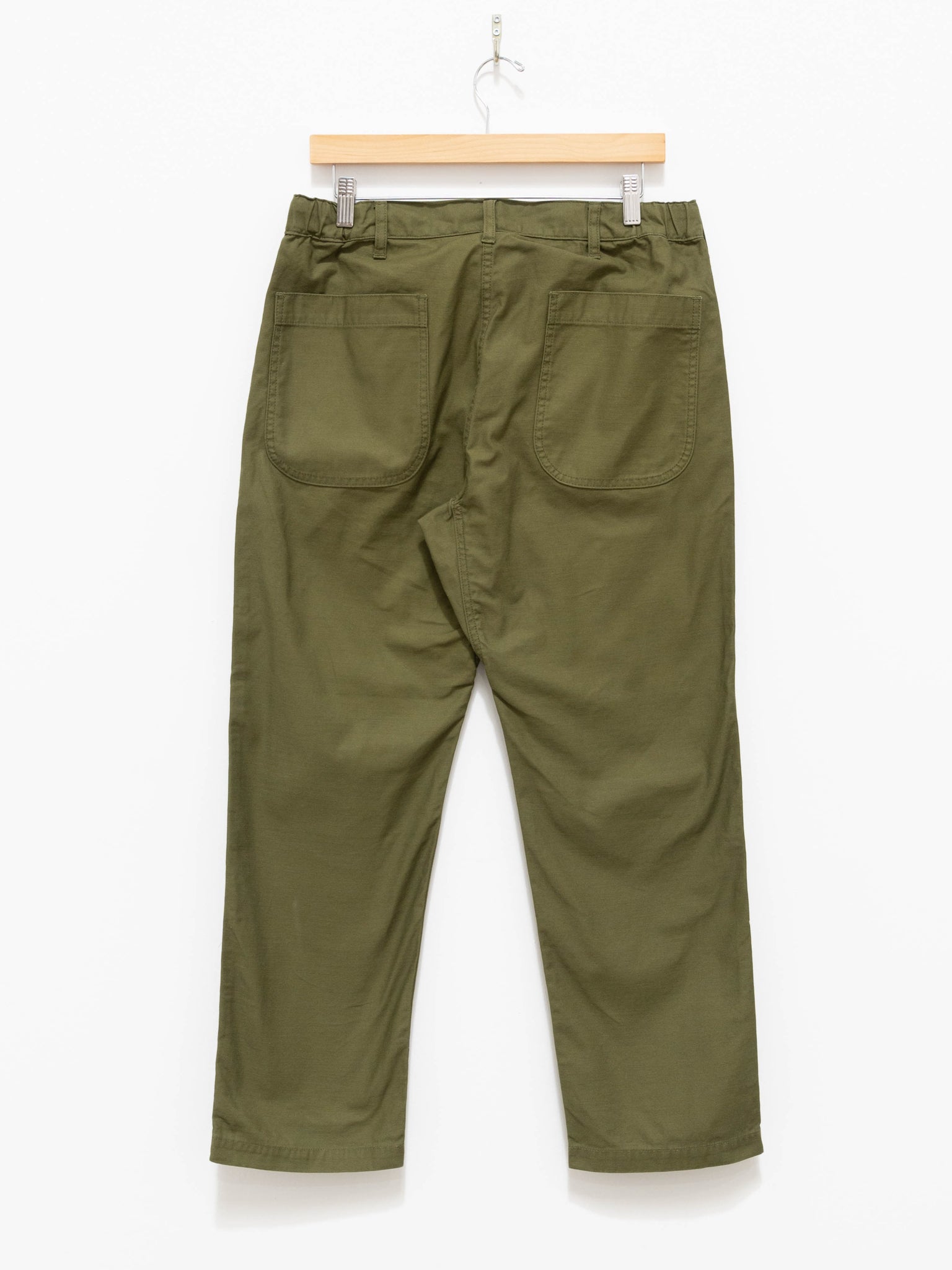 Namu Shop - Fujito Fatigue Easy Pants - Olive Green