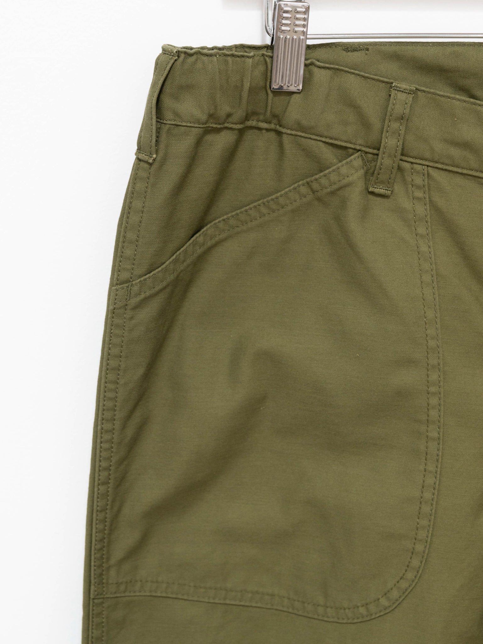 Namu Shop - Fujito Fatigue Easy Pants - Olive Green