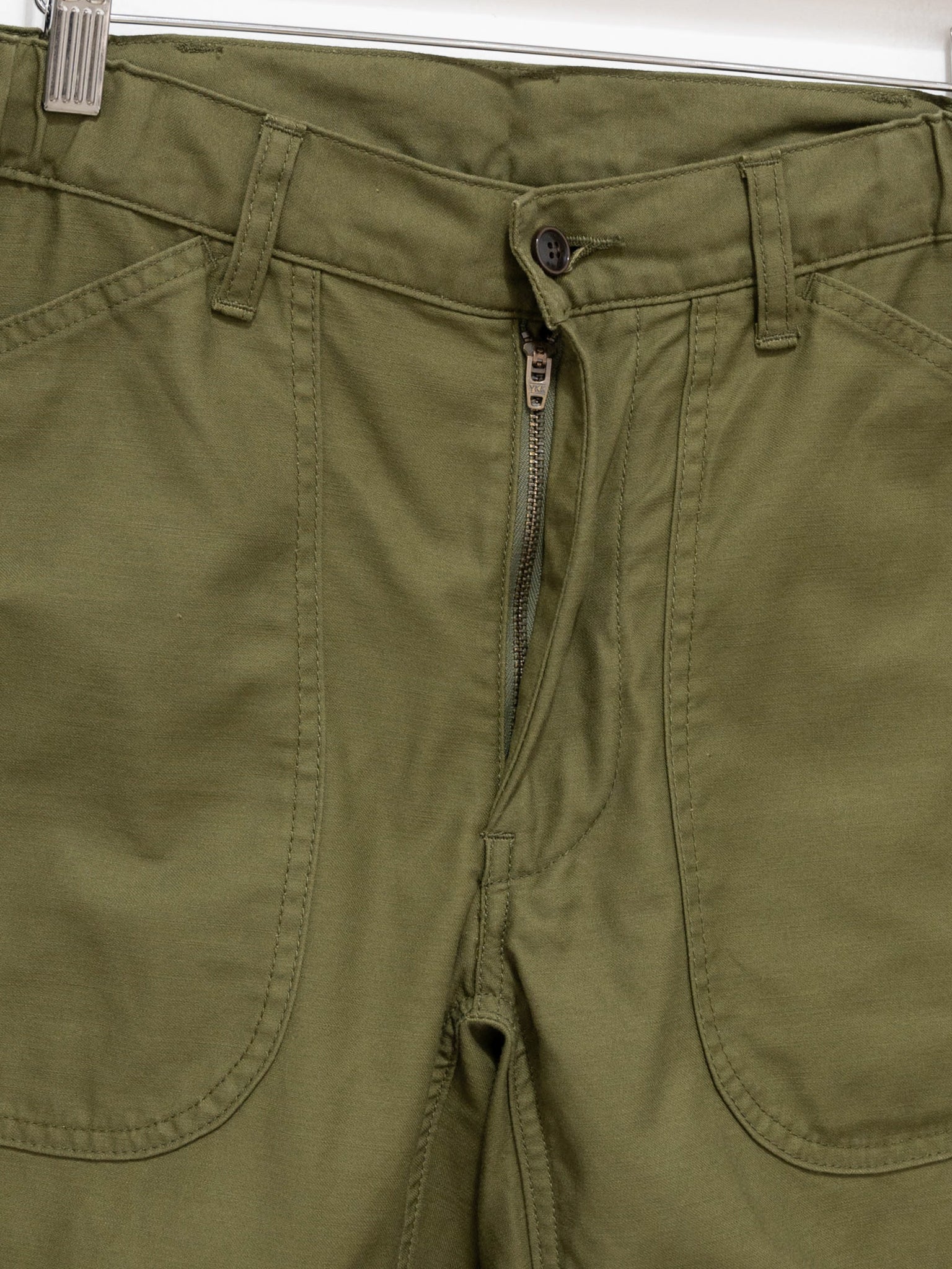 Namu Shop - Fujito Fatigue Easy Pants - Olive Green