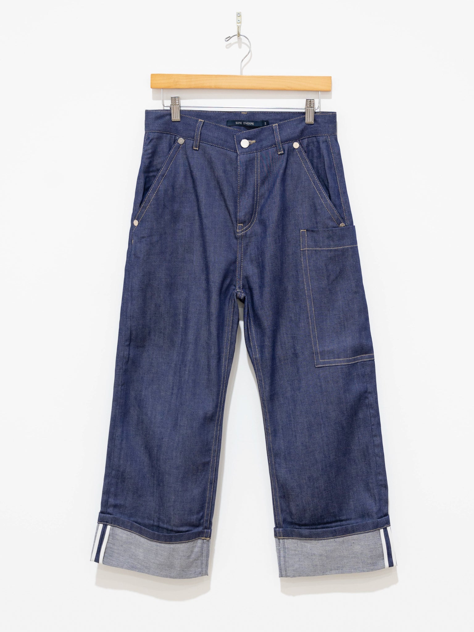 Namu Shop - Sofie D'Hoore Prague Denim Trousers - Indigo