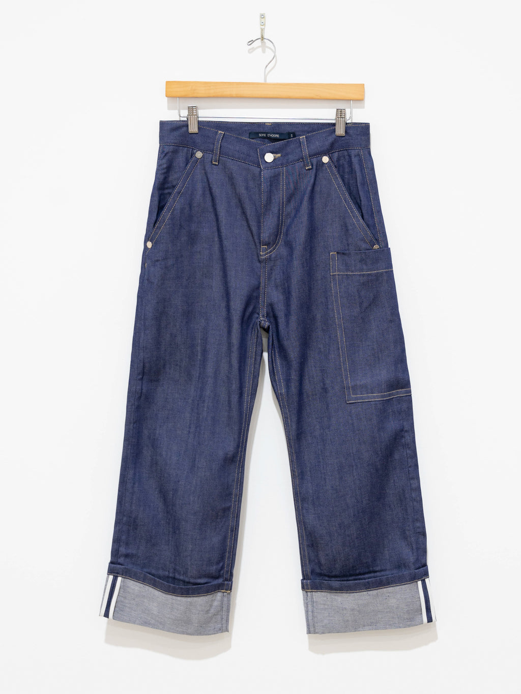 Namu Shop - Sofie D'Hoore Prague Denim Trousers - Indigo