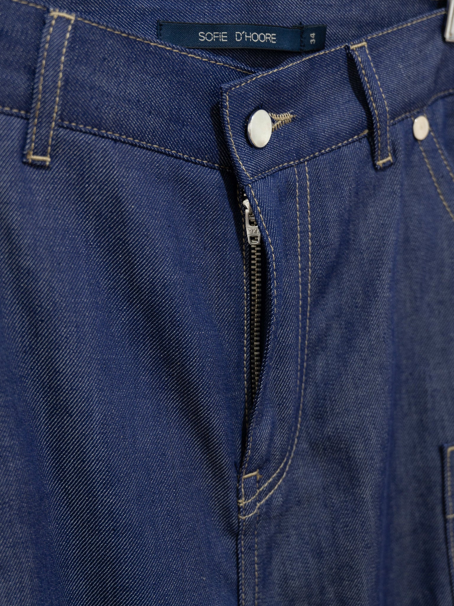 Namu Shop - Sofie D'Hoore Prague Denim Trousers - Indigo