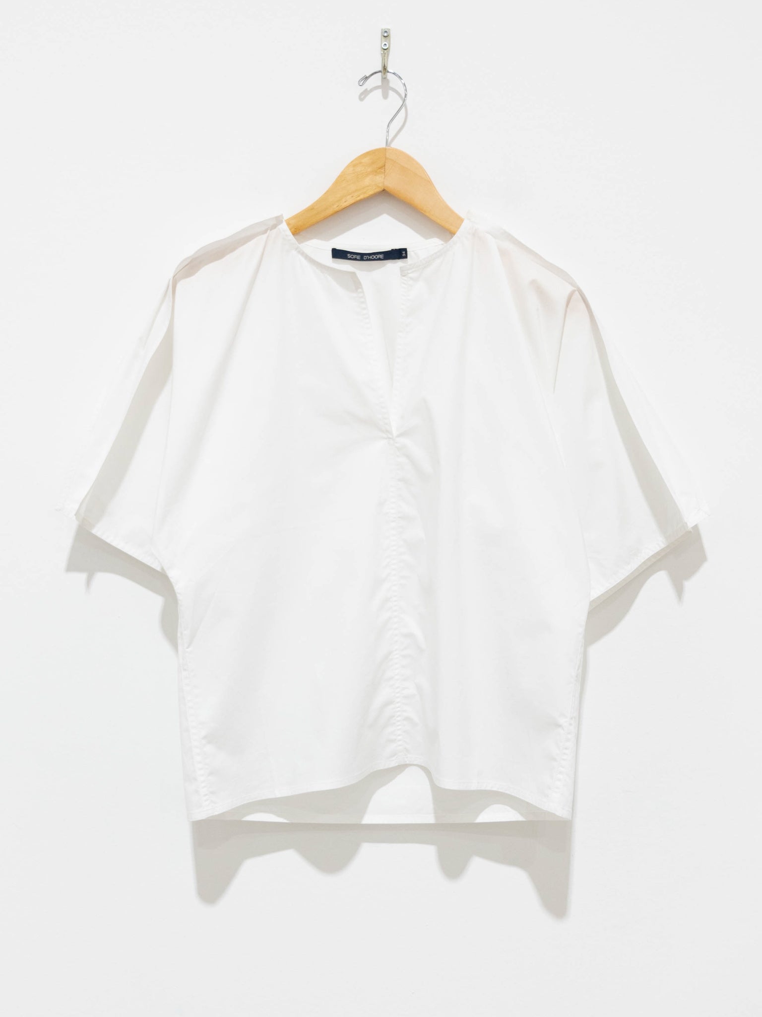 Namu Shop - Sofie D'Hoore Basta Woven Top - White