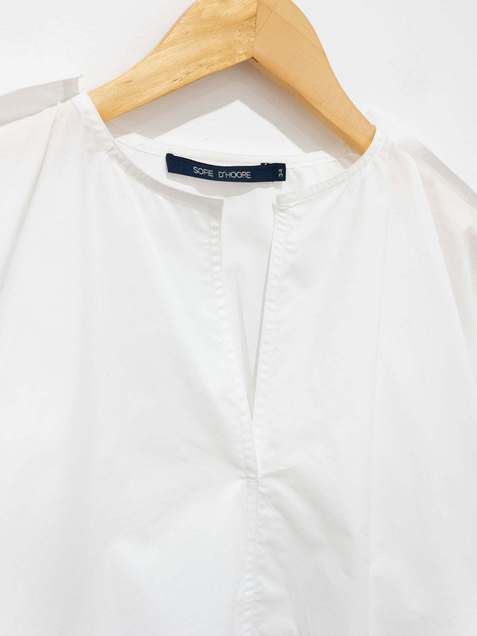 Namu Shop - Sofie D'Hoore Basta Woven Top - White