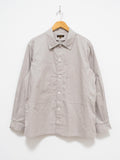 Namu Shop - A Vontade Peachskin Shirt Jacket - Light Gray