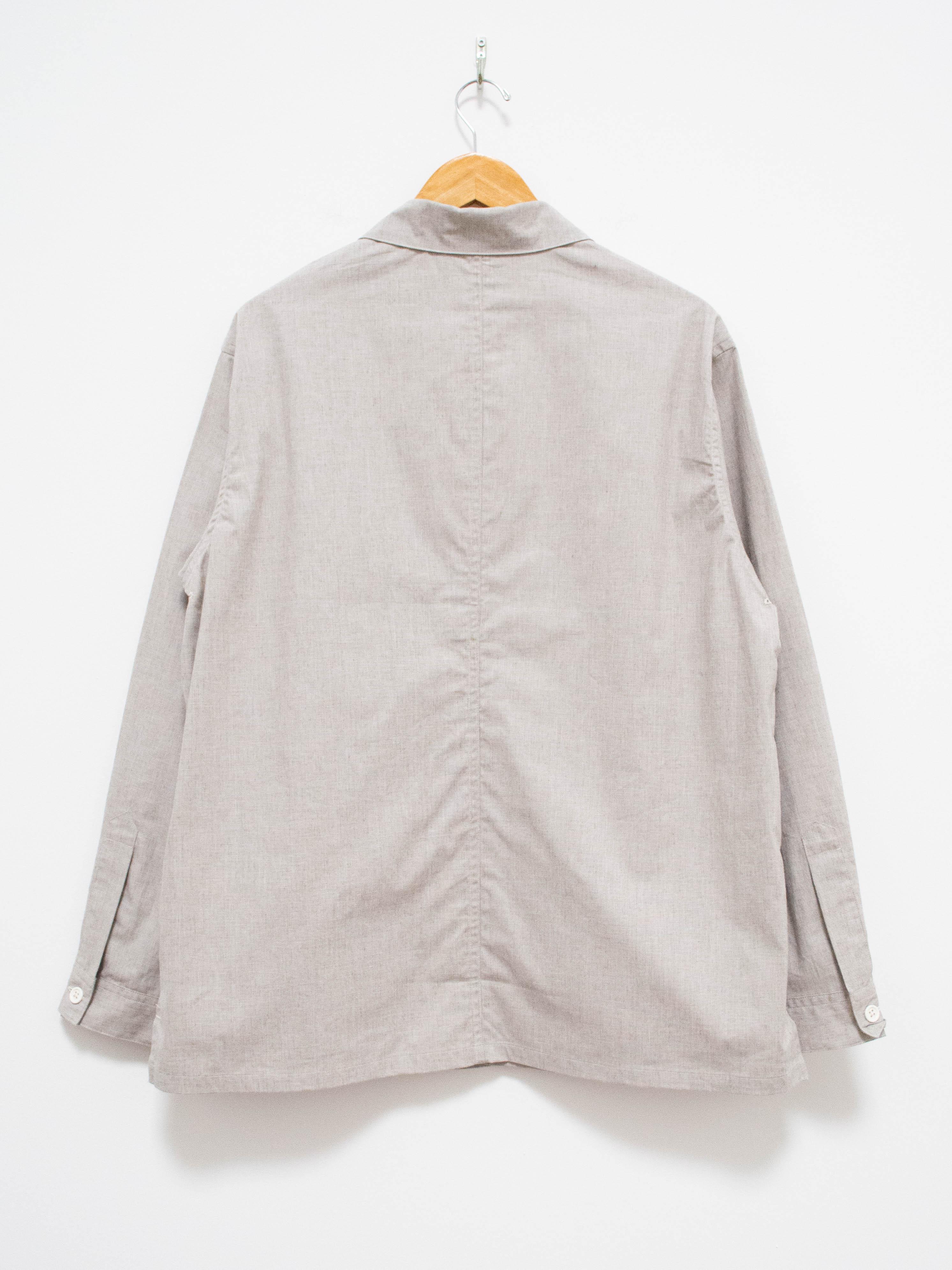 Namu Shop - A Vontade Peachskin Shirt Jacket - Light Gray
