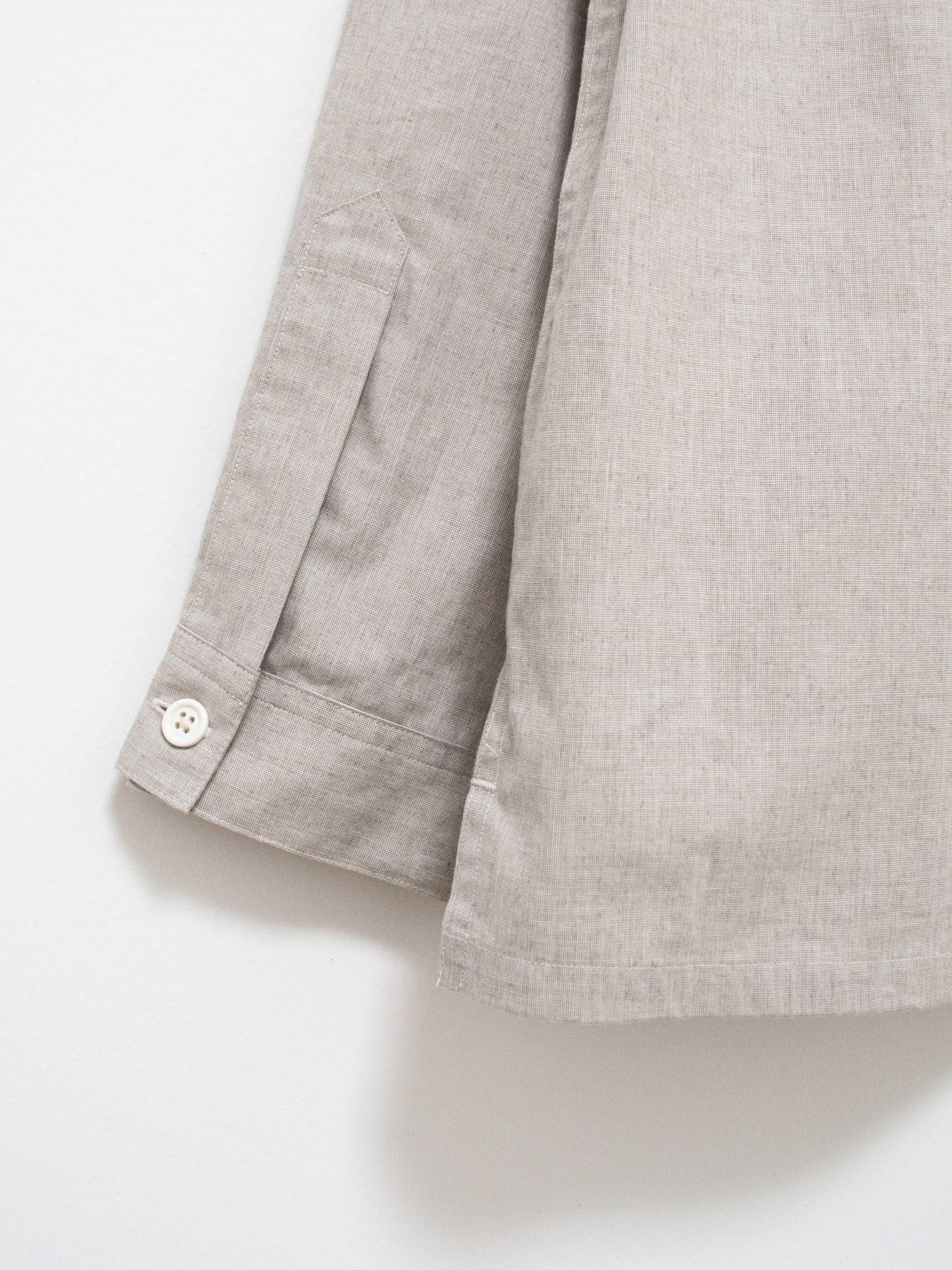 Namu Shop - A Vontade Peachskin Shirt Jacket - Light Gray