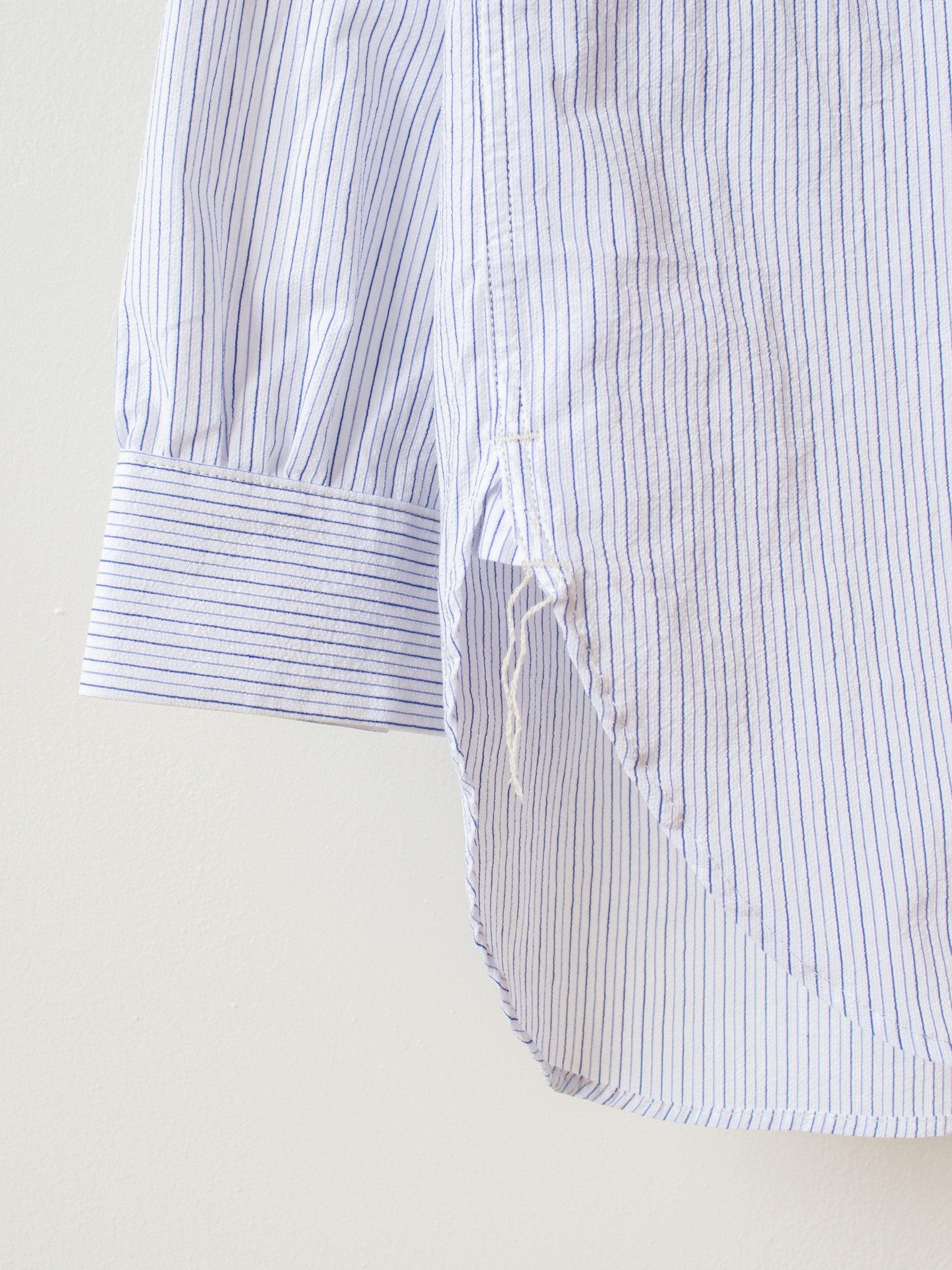 Namu Shop - A Vontade Seersucker Pullover Shirt - Blue Stripe