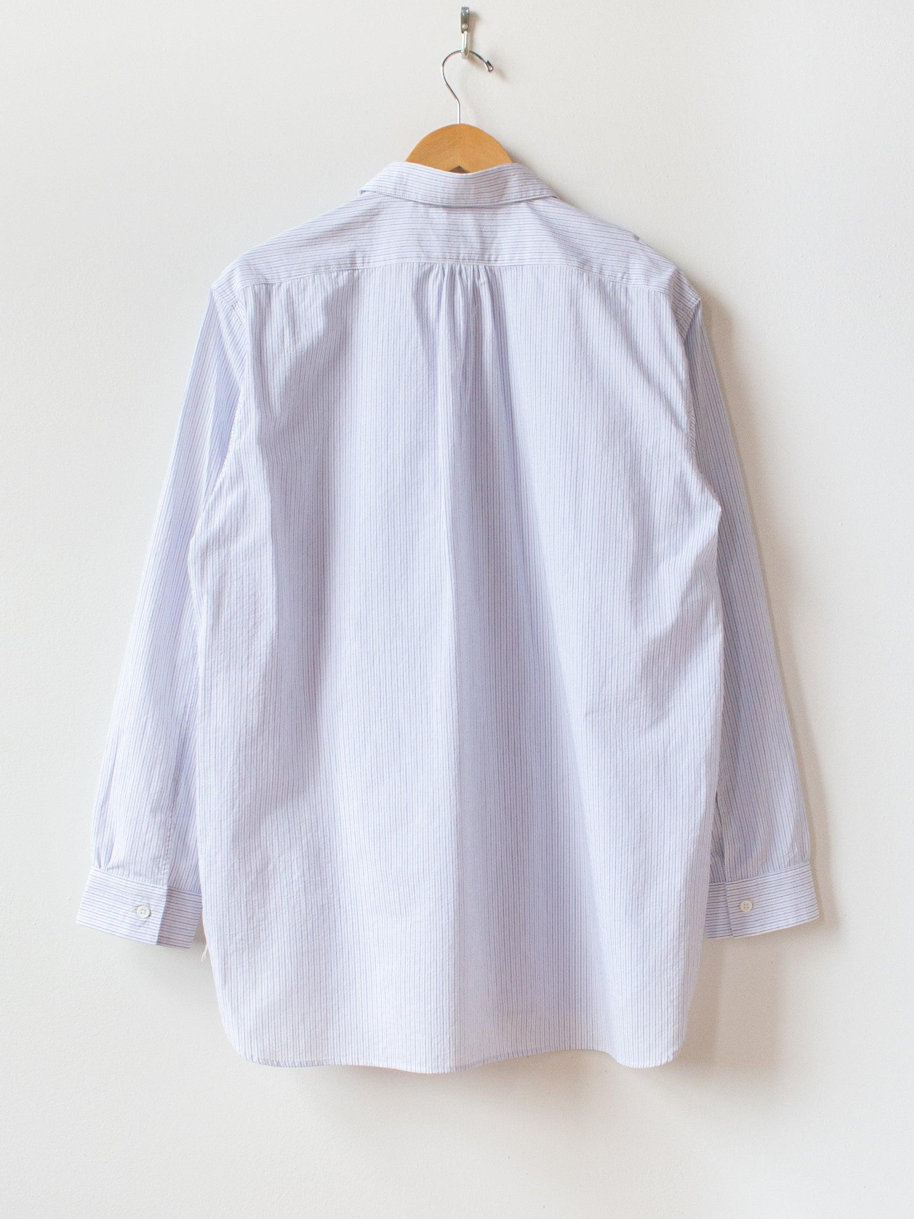 Namu Shop - A Vontade Seersucker Pullover Shirt - Blue Stripe