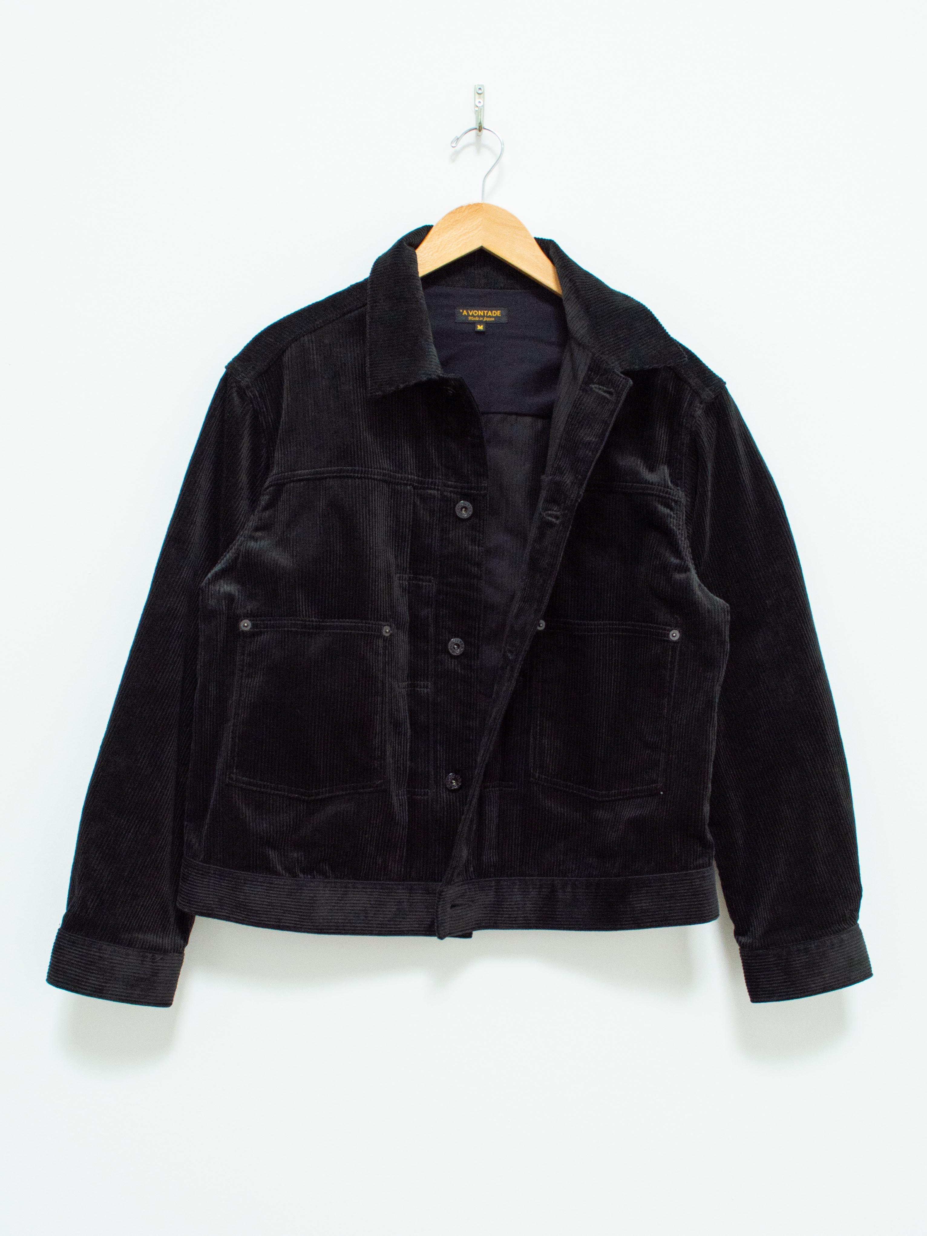 Namu Shop - A Vontade WW2 Corduroy Jacket - Black