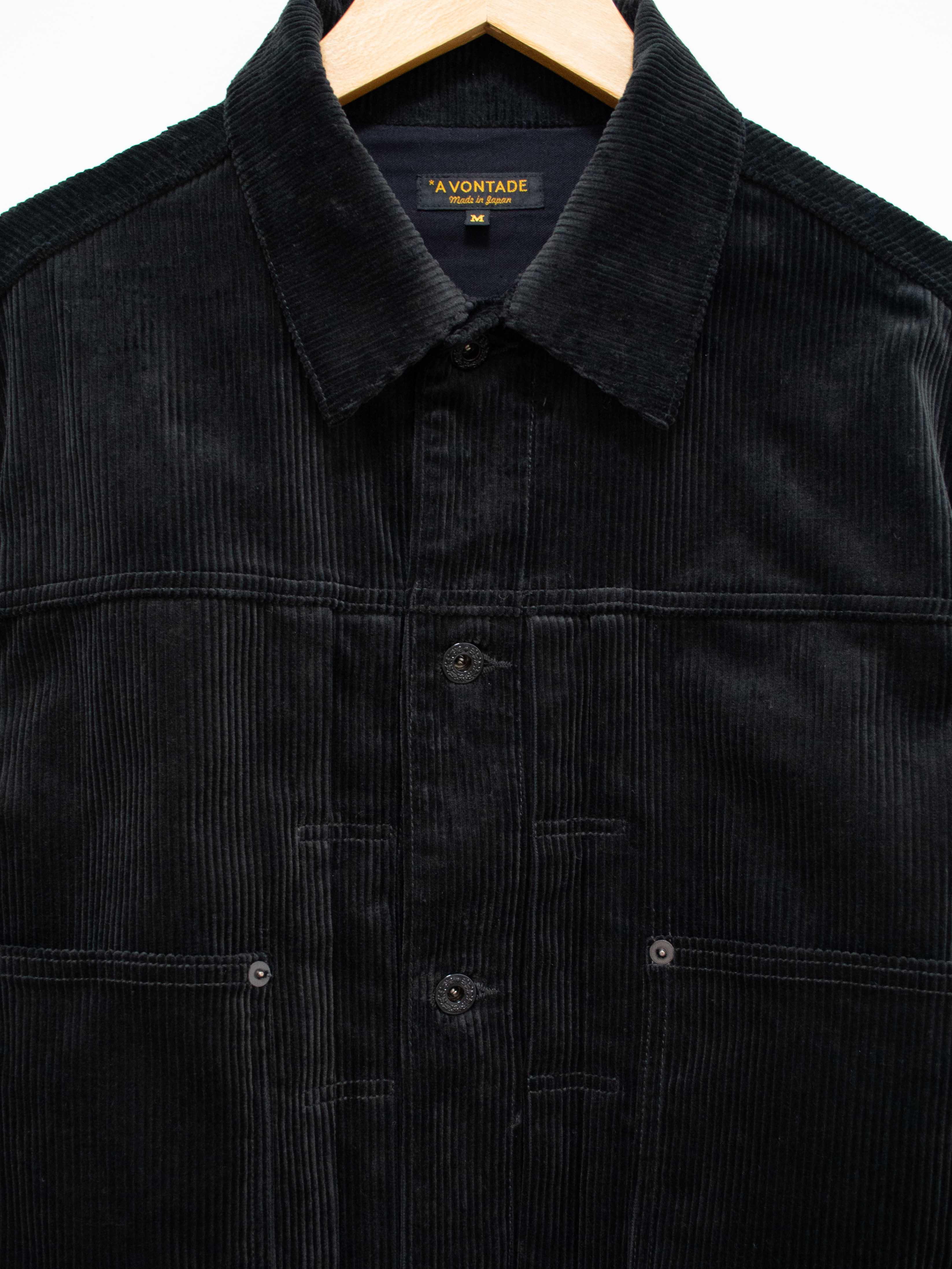 Namu Shop - A Vontade WW2 Corduroy Jacket - Black