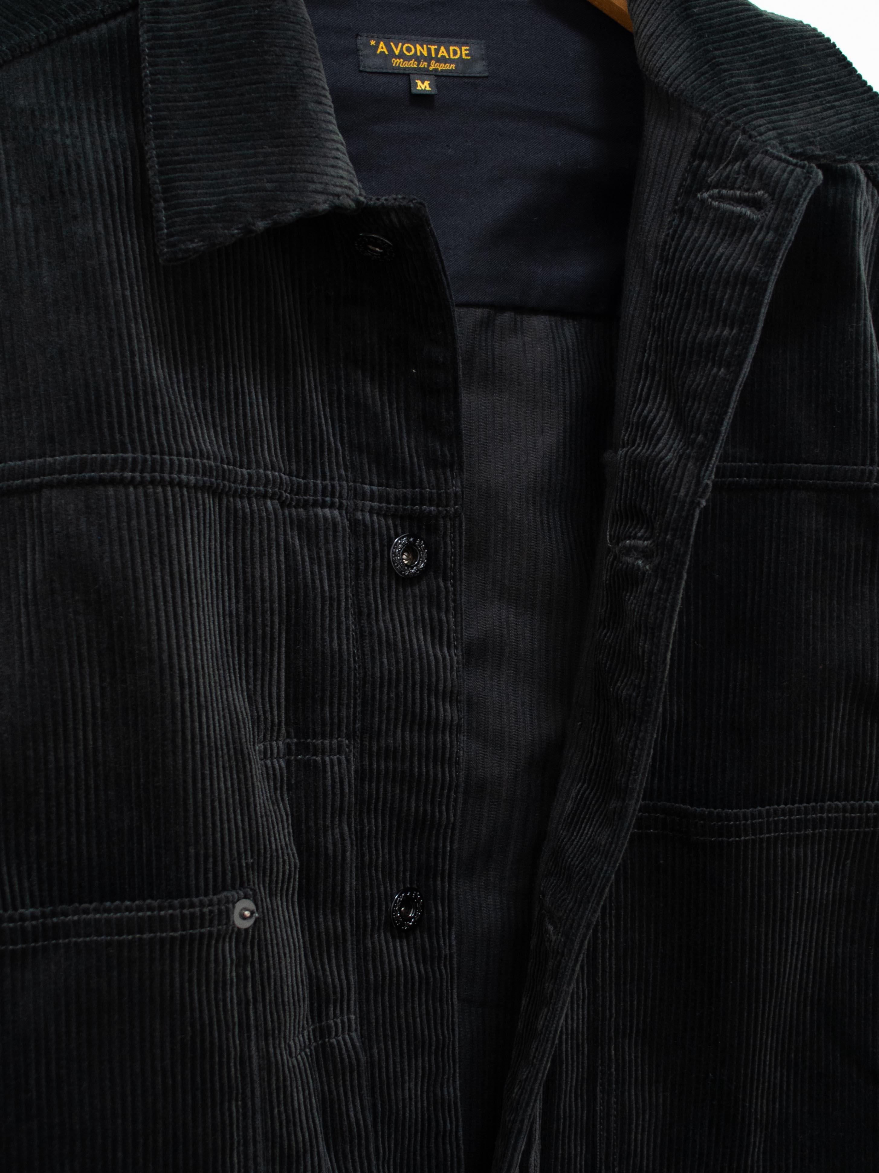 Namu Shop - A Vontade WW2 Corduroy Jacket - Black