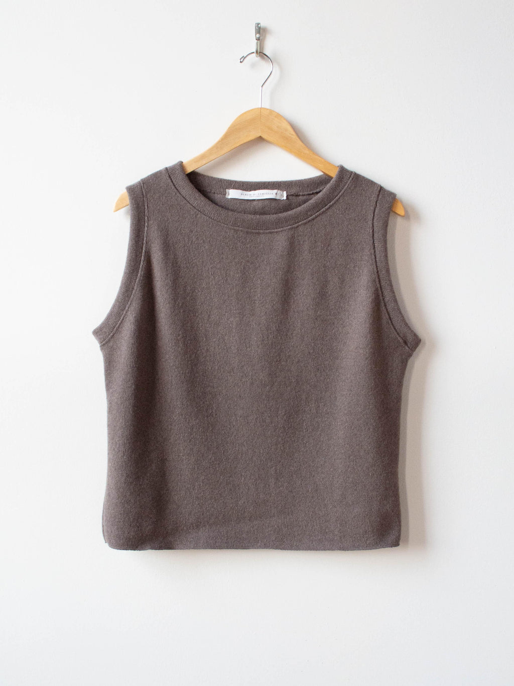 Namu Shop - Album di Famiglia Cashmere Sweater Vest - Marron Glace