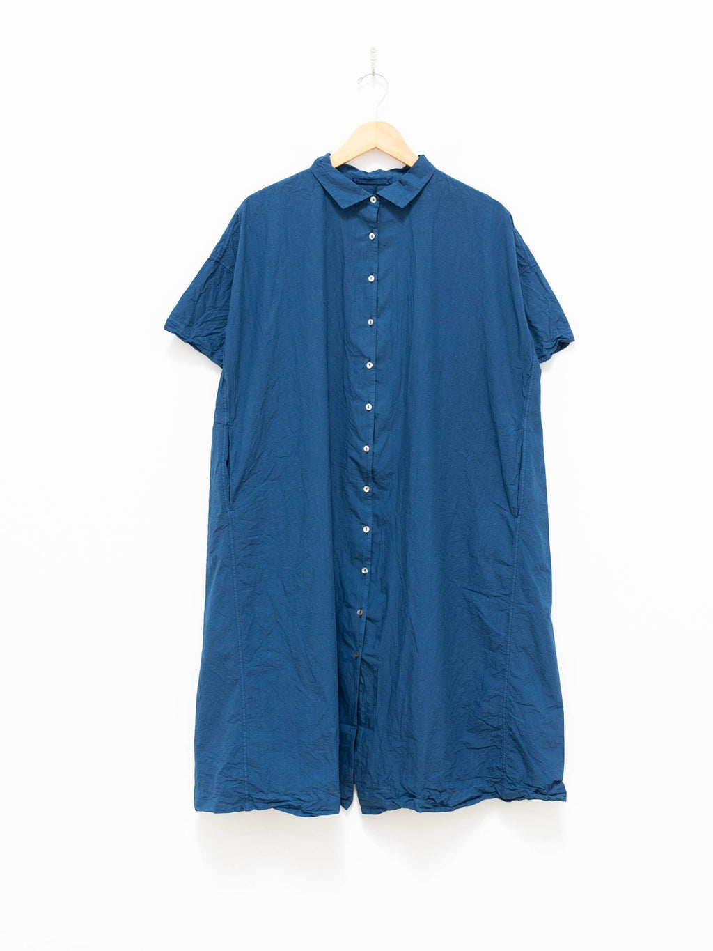 Namu Shop - Album di Famiglia Collar Dress TC - Bluette