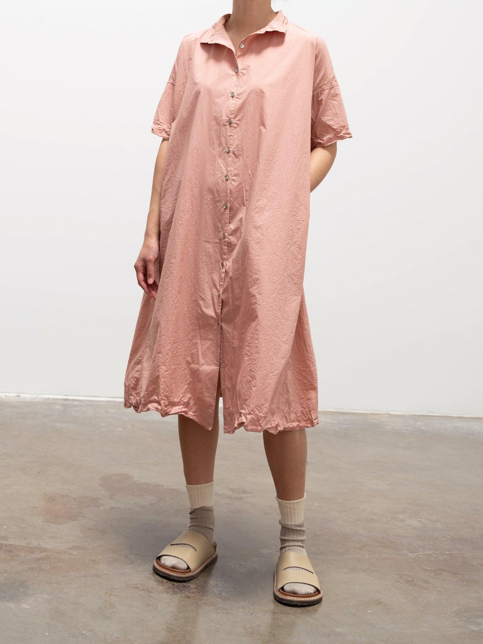 pink collar shirt dress Sister Jane mini shirt dress with cinched waist and lace collar in baby pink