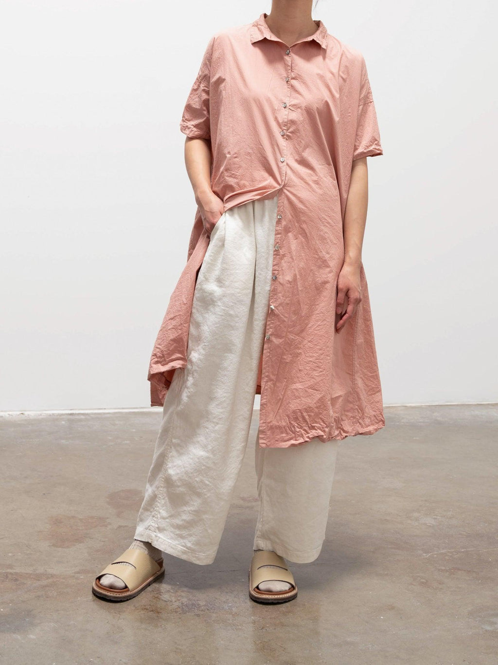 Namu Shop - Album di Famiglia Collar Dress TC - Pink