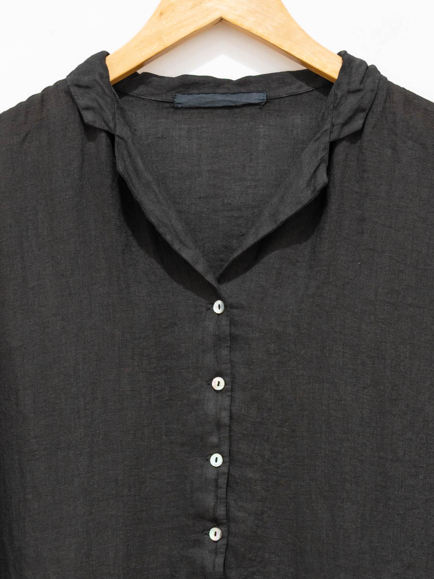 Namu Shop - Album di Famiglia Light Linen Dress - Black