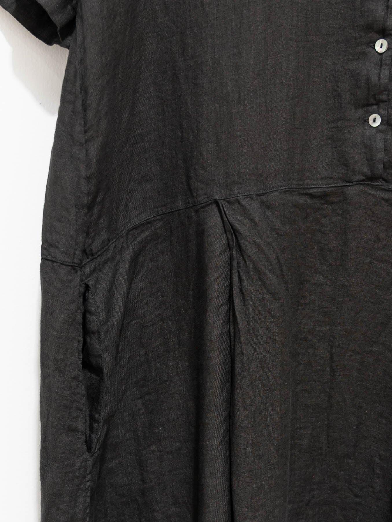 Namu Shop - Album di Famiglia Light Linen Dress - Black
