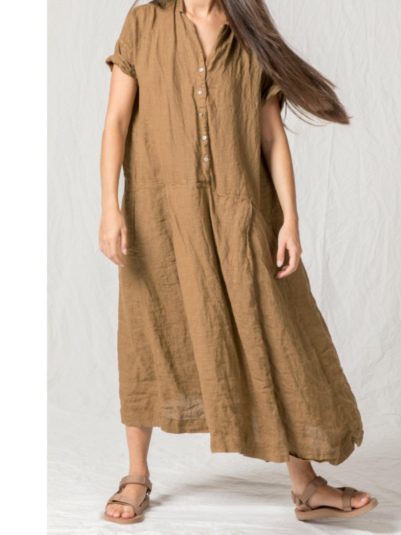 Namu Shop - Album di Famiglia Light Linen Dress - Dune