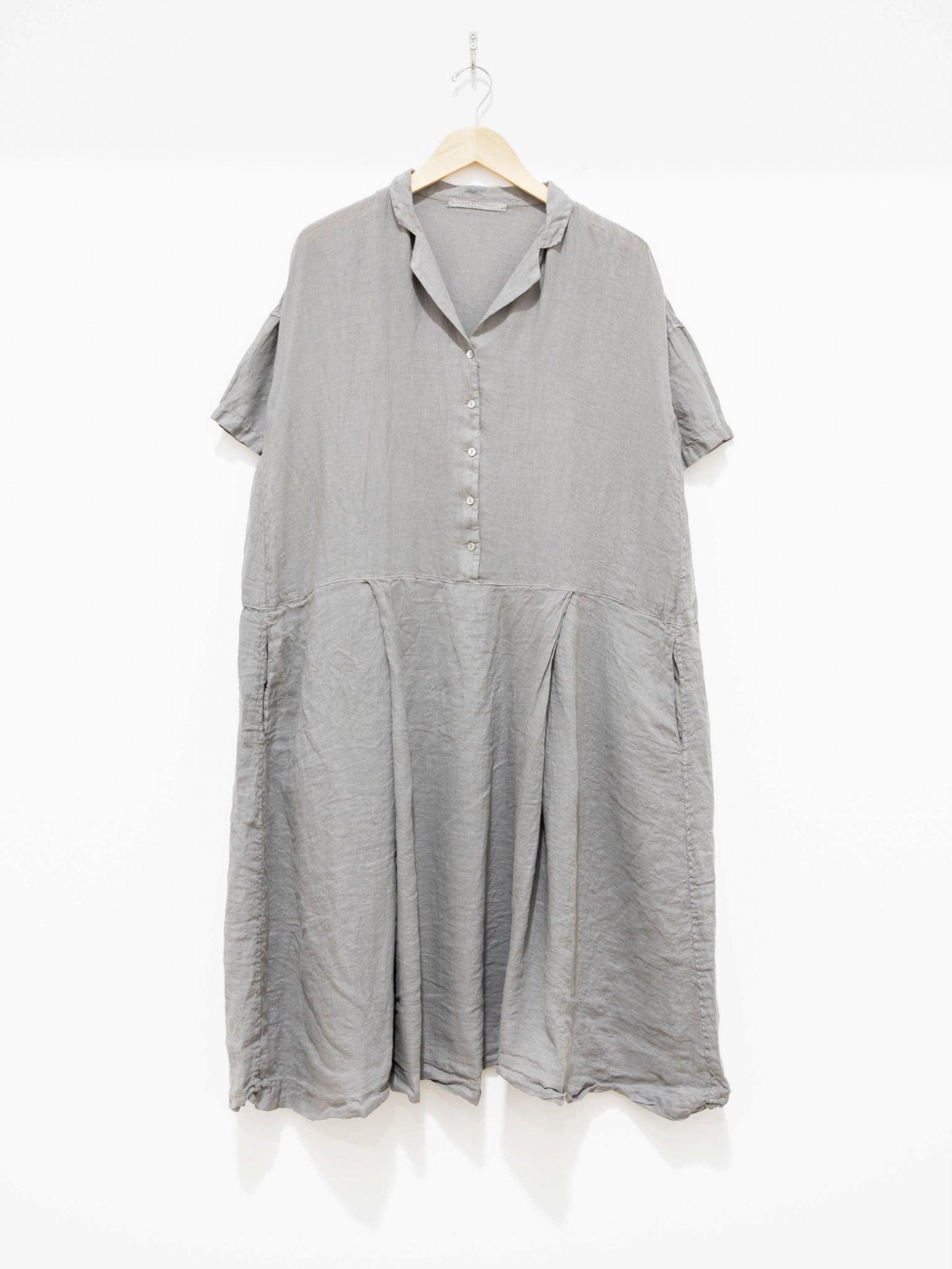 Namu Shop - Album di Famiglia Light Linen Dress - Stone Gray