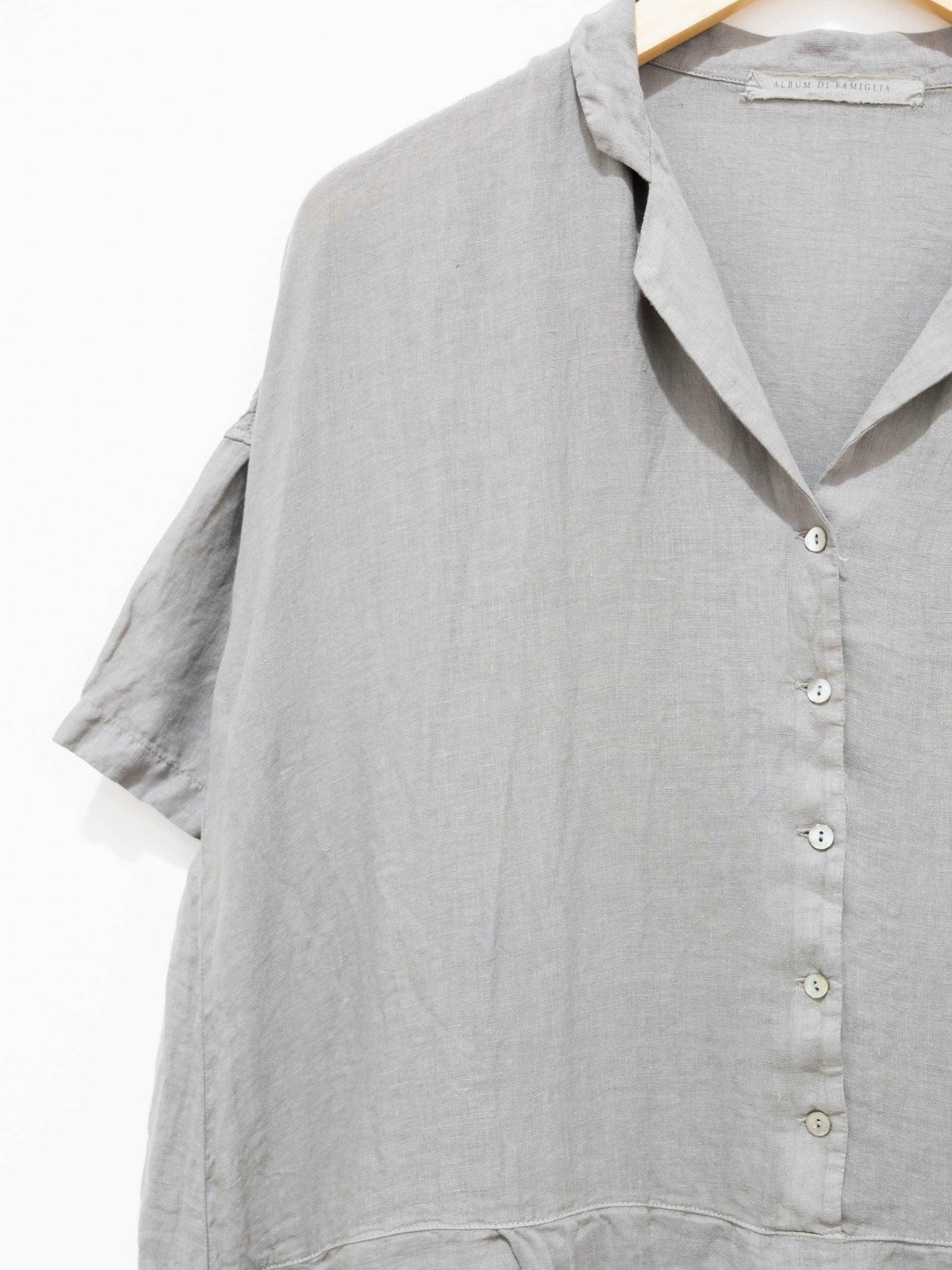 Namu Shop - Album di Famiglia Light Linen Dress - Stone Gray